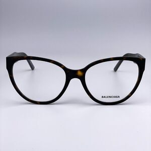 SALE! NEW Balenciaga Everyday BB0064O 002 Havana Gold Cat Eye Women Eyeglasses